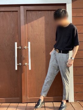 「Danner（ダナー）のアイテム（その他シューズ）」を使った、ぼう。さん（メンズ・173cm）の春コーディネート