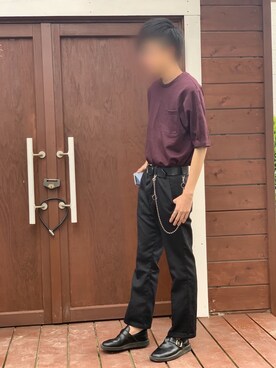 「Danner（ダナー）のアイテム（その他シューズ）」を使った、ぼう。さん（メンズ・173cm）の夏コーディネート