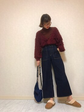 「アイテム（ピアス（両耳用））」を使った、pikyaさん（レディース・163cm・20代）の冬コーディネート