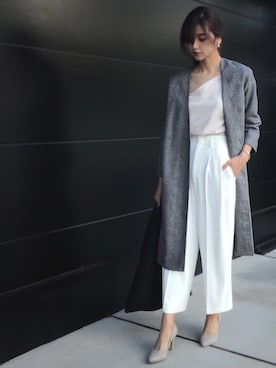 「オフショルダー」｜cielairさん（レディース・168cm・30代）の秋コーディネート