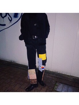 「韓国スタイル」｜「アイテム（ブルゾン）」を使った、¥UTOさん（メンズ・168cm）の秋コーディネート