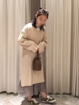 Natsumiさん（レディース・159cm）の冬コーディネート