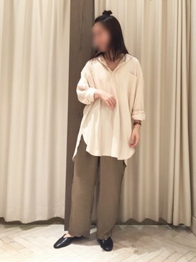 「部屋どり」｜Natsumiさん（レディース・159cm）の春コーディネート