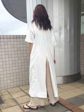 「VACANCY（ヴァカンシー）のアイテム」を使った、Natsumiさん（レディース・159cm）の夏コーディネート