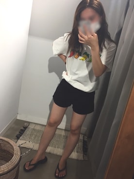 「ビーサンコーデ」｜Natsumiさん（レディース・159cm）の夏コーディネート