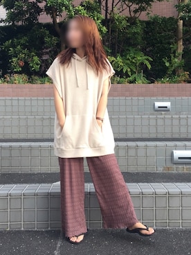 Natsumiさん（レディース・159cm）の夏コーディネート