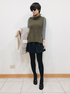 +Hさん（レディース・165cm）の冬コーディネート
