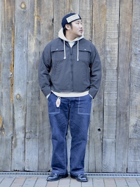 「アイテム（ニットキャップ/ビーニー）」を使った、Ricky さん（メンズ・173cm・20代）の春コーディネート