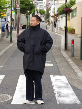 「GOLDWIN（ゴールドウィン）のアイテム（ジャケット/アウター）」を使った、Ricky さん（メンズ・173cm）の秋コーディネート