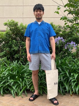 「TUBE（チューブ）のアイテム」を使った、辻本　翔真さん（メンズ・175cm）の夏コーディネート