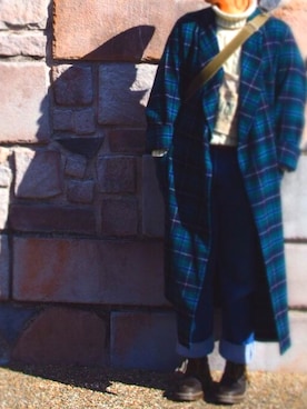 「PENDLETON（ペンドルトン）のアイテム（その他アウター）」を使った、amngさん（レディース・160cm）の春コーディネート