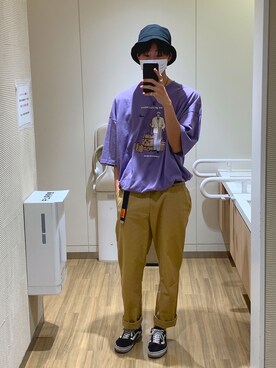 「RAGEBLUE（レイジブルー）のアイテム（レッグウェア）」を使った、ちーさん（メンズ・182cm）の春コーディネート