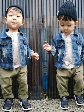 kanata＊＊さん（キッズ・90cm）の春コーディネート