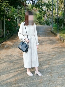 「passage mignon/flaneur（パサージュミニョンフラヌール）のアイテム」を使った、ミーさん（レディース・160cm）の春コーディネート