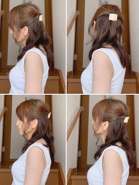 「ポニーフック」｜Rieさん（レディース・154cm）の春コーディネート