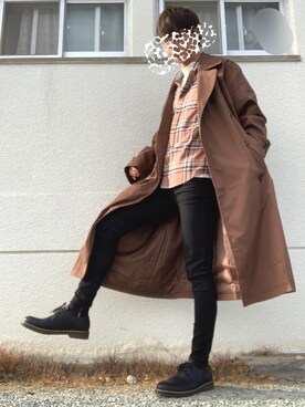 uchiさん（メンズ・177cm）の冬コーディネート