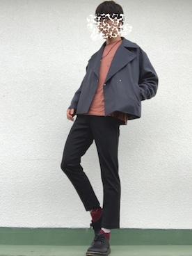 「ikka（イッカ）のアイテム（ドレスシューズ）」を使った、uchiさん（メンズ・177cm）の春コーディネート