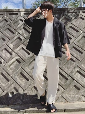 uchiさん（メンズ・177cm）の夏コーディネート