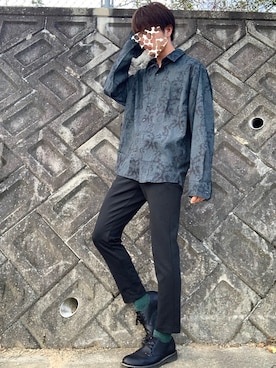 uchiさん（メンズ・177cm）の秋コーディネート