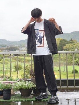 uchiさん（メンズ・177cm）の春コーディネート