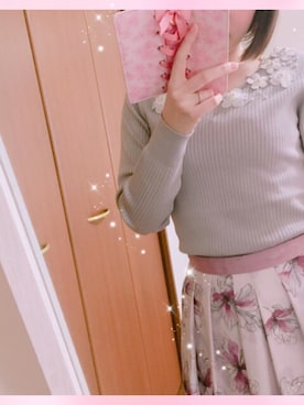 「アプワイザー・リッシェ(Apuweiser-riche)」｜ＲIEさん（レディース・154cm）の冬コーディネート