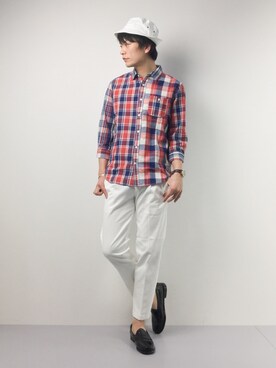 中嶋時男さん（メンズ・183cm）の冬コーディネート