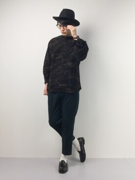 中嶋時男さん（メンズ・183cm）の冬コーディネート