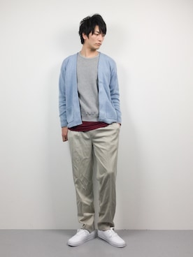 中嶋時男さん(メンズ・183cm)の冬コーディネート