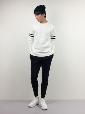 中嶋時男さん（メンズ・183cm）の冬コーディネート