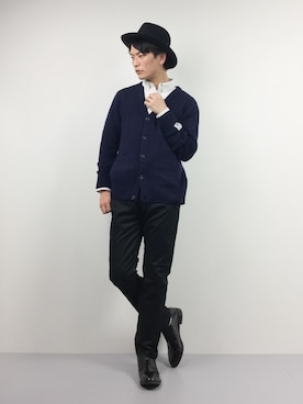 中嶋時男さん（メンズ・183cm）の冬コーディネート