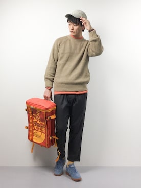 「アウトドアミックス」｜中嶋時男さん（メンズ・183cm）の春コーディネート