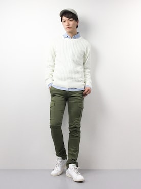 中嶋時男さん（メンズ・183cm）の春コーディネート