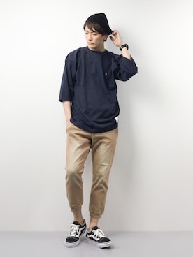 中嶋時男さん（メンズ・183cm）の春コーディネート