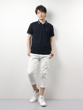 中嶋時男さん（メンズ・183cm）の春コーディネート