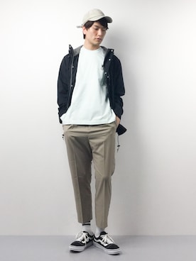 中嶋時男さん(メンズ・183cm)の春コーディネート