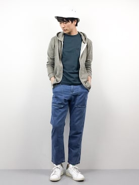 中嶋時男さん（メンズ・183cm）の春コーディネート