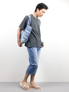 中嶋時男さん（メンズ・183cm）の春コーディネート