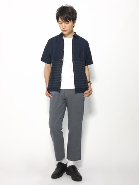 中嶋時男さん（メンズ・183cm）の夏コーディネート