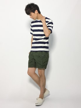 中嶋時男さん（メンズ・183cm）の夏コーディネート