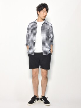 中嶋時男さん（メンズ・183cm）の夏コーディネート