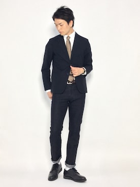 中嶋時男さん(メンズ・183cm)の夏コーディネート