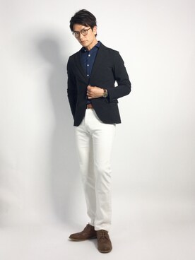 中嶋時男さん（メンズ・183cm）の夏コーディネート