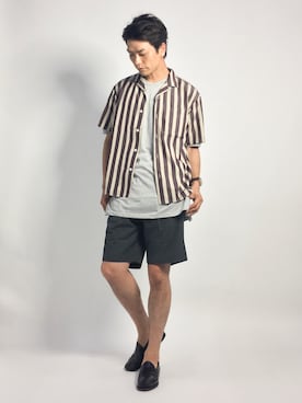 中嶋時男さん（メンズ・183cm）の夏コーディネート