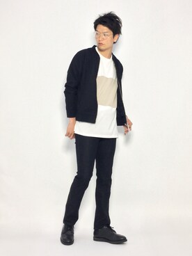 中嶋時男さん（メンズ・183cm）の夏コーディネート