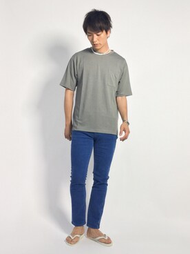 中嶋時男さん（メンズ・183cm）の夏コーディネート