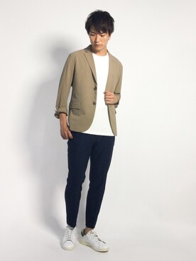 中嶋時男さん（メンズ・183cm）の夏コーディネート