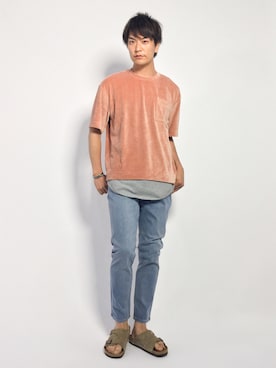 中嶋時男さん（メンズ・183cm）の夏コーディネート