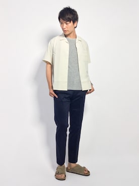 中嶋時男さん（メンズ・183cm）の夏コーディネート