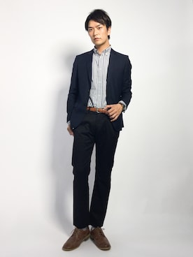 中嶋時男さん（メンズ・183cm）の夏コーディネート