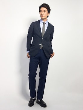 中嶋時男さん(メンズ・183cm)の夏コーディネート